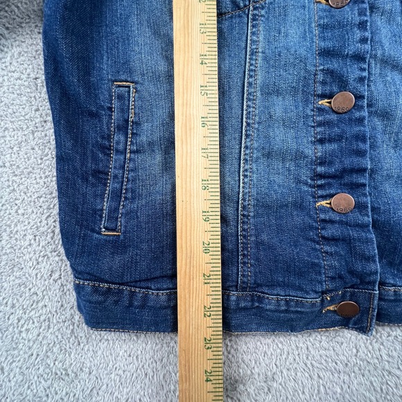 Gap Denim Jacket Womens Large 1969 Medium Wash Trucker Jean Jacket Classic - Picture 7 of 15